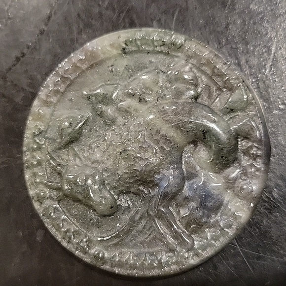 Carved Capricorn Constellation Labradorite - Picture 2 of 5